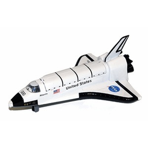 Space Shuttle Atlantis pull back toy